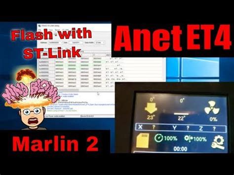 Flash an Anet ET4 Pro or Plus to Marlin 2 firmware using ST